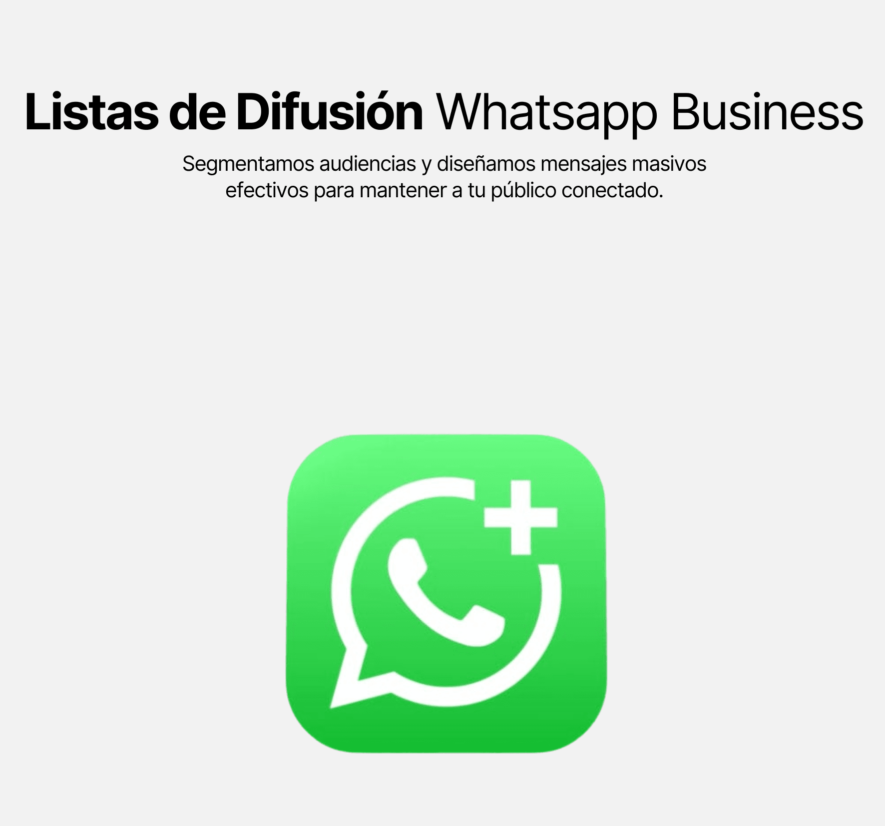 Listas de Difusión en WhatsApp Business